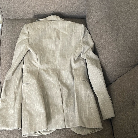 Stella McCartney Taupe Pinstripe Blazer - Picture 11 of 16